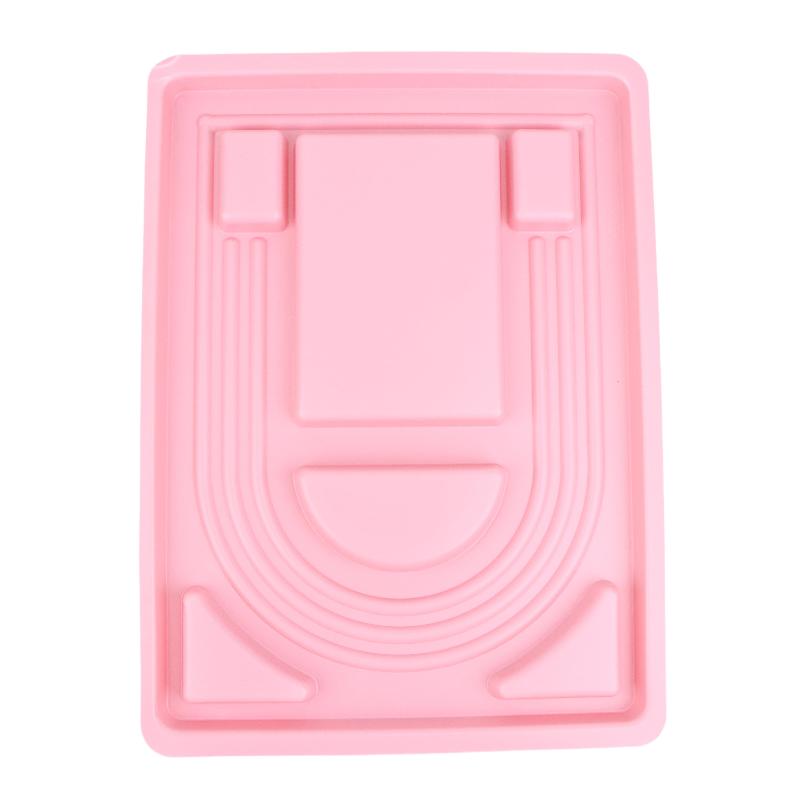 U Shape Bead Design Board Smooth Edge with Clear Scale DIY Jewelry Measuring Tray for Beading Party Group Craft Activities