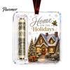 Gift Card Holder for Christmas Tree Cash Ornament, Clear Acrylic Money Holder, Holiday Xmas Hanging Decoration, Funny Ways to Christmas, Birthday