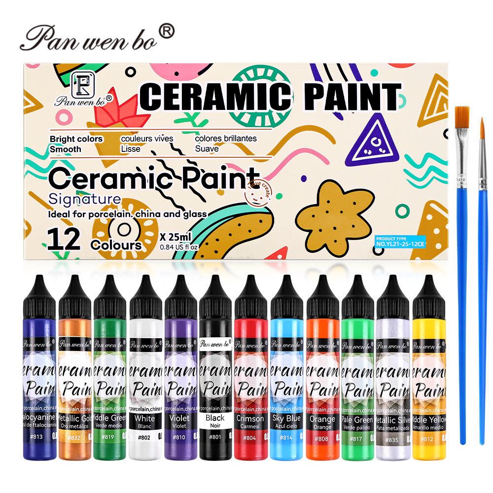 25ml Acrylic Paint Set for Textiles, Glass, and Watercolor Art Projects