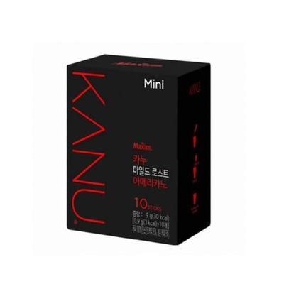 Dongsuh Maxim Kanu Mild Roast Americano em tamanho mini (0,9 g cada bastão)