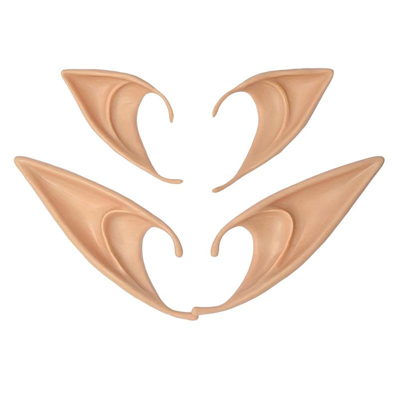 Halloween Elfenohren Cosplay Avatar Elfenohren Vampirgebiss Fee Falsche Ohren Halloween Dekoration Heimparty & Feiertag DIY
