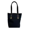 GUCCI 153361 GG pattern hand canvas Tote Bag black canvas Used