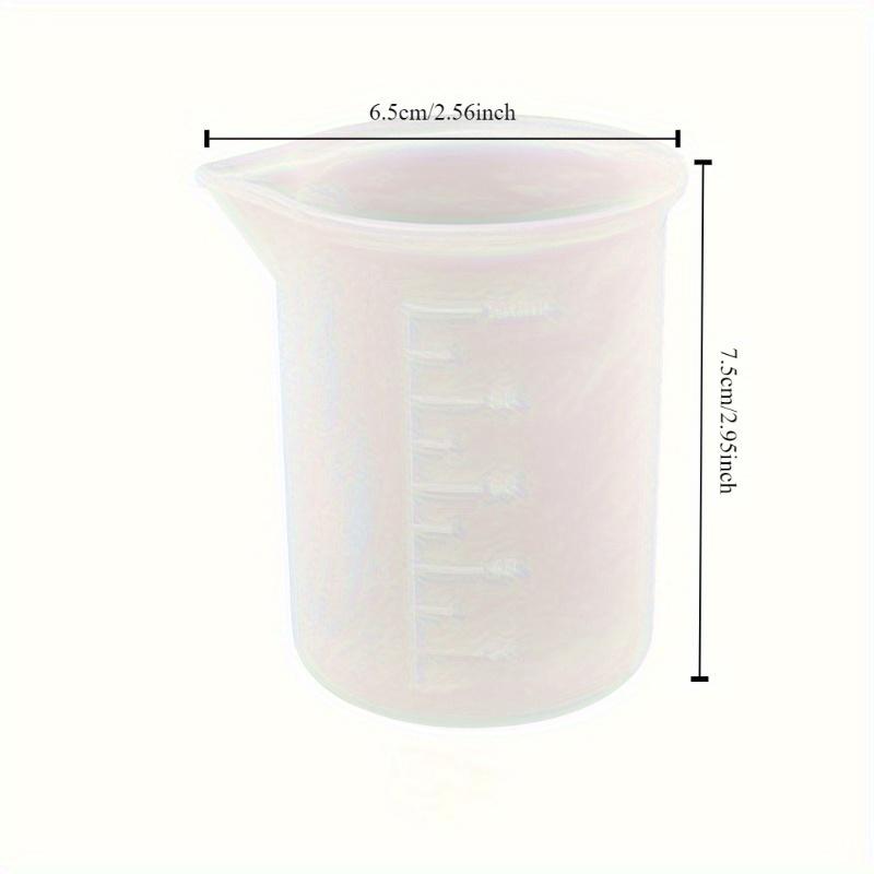 

1pc Silicone Measuring Cup - Precise Baking and Cooking Tool - Non Stick, Durable, Easy To Clean - Essential Kitchen Aid 1pc прозрачный