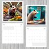 Screaming Possums 2025 Wall Calendar Wall 12 Month Planner New Possum Calendar  Funny Gag Gift