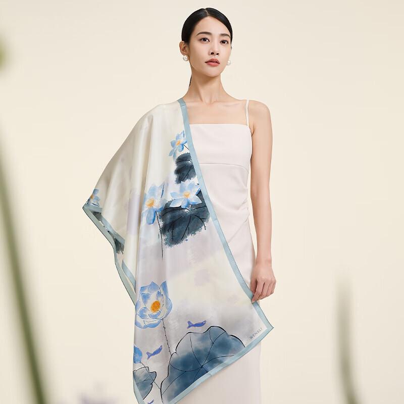 Wanshili Pure Silk Scarf & Shawl Gift Set
