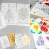 Kendin Yap El İşi Damga Duvar Boyama Çiçek Şablonu Scrapbooking Kabartma Noel Oyuk Şablonlar