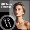 304 Stainless Steel Leverback Earring Findings, with Loop, Golden, 14.5x12mm, Hole: 1mm, Pin: 0.8x1mm, 50pcs/box