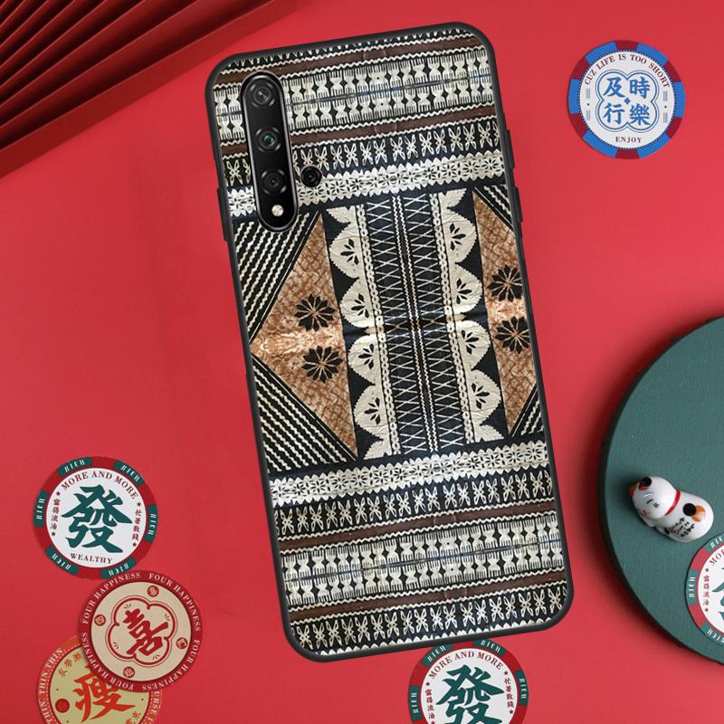 Fijian Masi Tapa For Huawei Nova 5T 9 10 SE 7i 8i 11i 12i Y73 Y72 Y61 Y91 Y60 Y70 Y90 P20 P30 P40 Lite Case