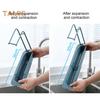 Raft de depozitare pentru chiuvetă Suport pentru prosoape Design telescopic extensibil Ventilare Drenaj Instalare ușoară Suport de scurgere de bucătărie multifuncțional