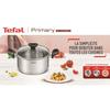 TEFAL E3090604 PRIMARY Poêle Inox Avec Revêtement Anti-adhésif 28 Cm Compatible Induction