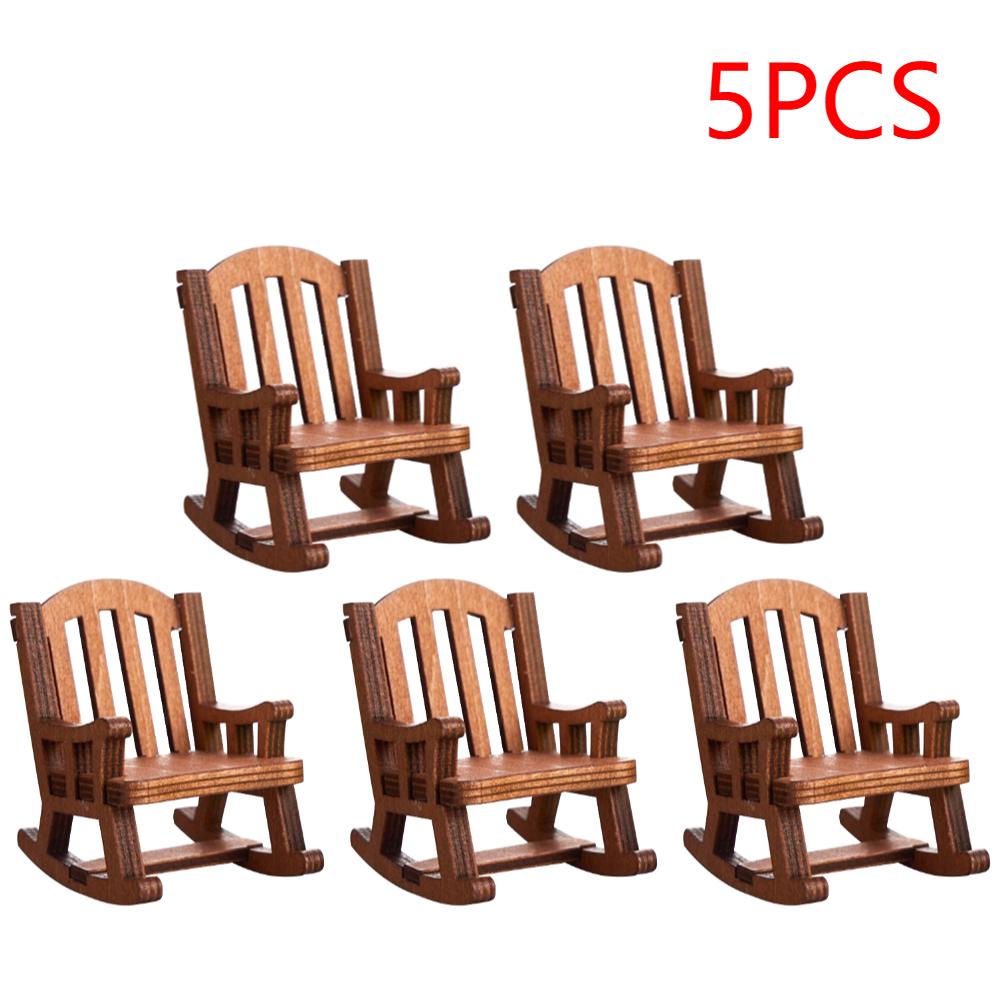 3/5PCS Frog Resin Put Mini Lovely Cure Small Desk Lamp Decoration Rocking Chair Reading Table Top Ornament Home Desk Handicraft