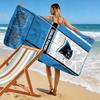 Name Custom Carolina Panthers Print Beach Towel, Large Soft Quick Dry Towel for Beach Camping Swimming