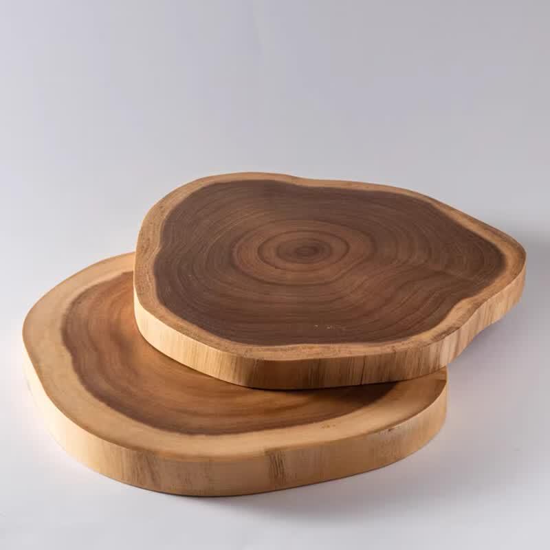 Acacia Wood Irregular Tree Stump Cutting Board