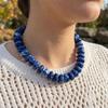 Collana Colorata Esagerata con Perline alla Moda per Donna Design di Nicchia Collana Impilabile Versatile