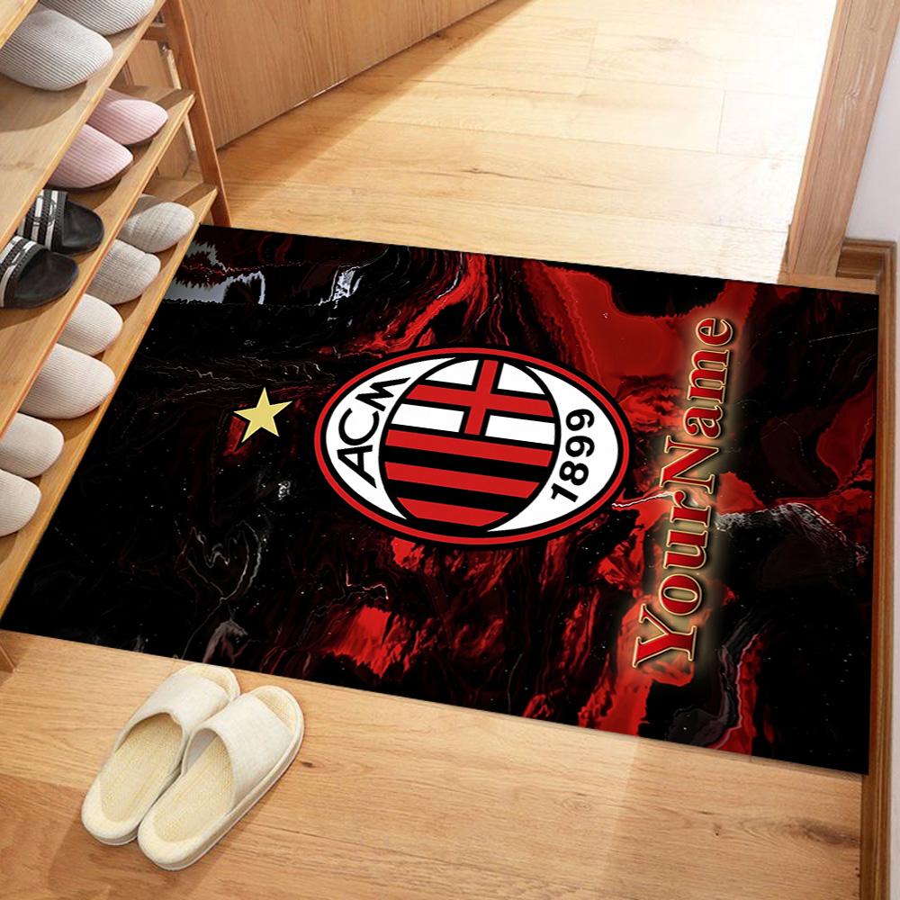 Ac Milan Gepersonaliseerd Naam Vloermat Perfect voor Decoratie kamer Woonkamers Eetkamer Keuken Antislip Tapijt Kantoor Huisdecoratie