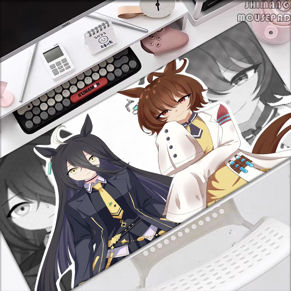 Podložka pod myš Uma Anime Girl Agnes Tachyon Herní podložka na stůl Kawaii Manga Velká podložka pod klávesnici Dekorace stolu PC Příslušenství