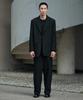 Stco Twill Comfort Setup Blazer_Black (Real Oversized Fit)_Sejvz77Osb