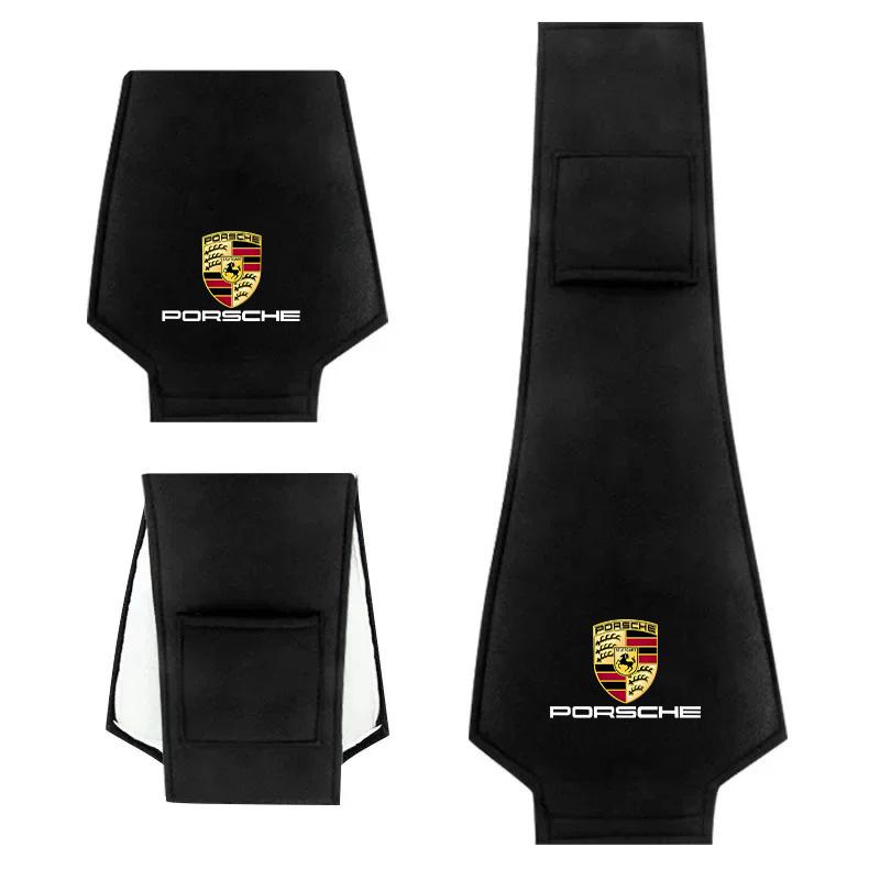 Car Interior Seat Headrest Mat Anti-dust Protector Pad For Porsche 911 718 Cayenne Panamera Macan Boxster Carrera-GT 928 944 968