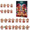 2D Christmas Advent Calendar Day Countdown with Hanging Ornaments, Christmas Tree Decorations for Holiday