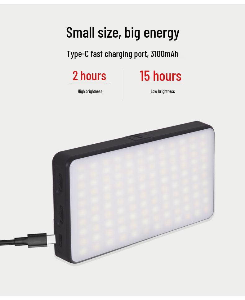Portable RGB LED Light for Photography & Vlogging