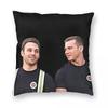 Evan Buckley Eddie Diaz  Square Pillowcase Polyester Linen Velvet Pattern Decorative Throw Pillow Case Bed Cover Wholesale