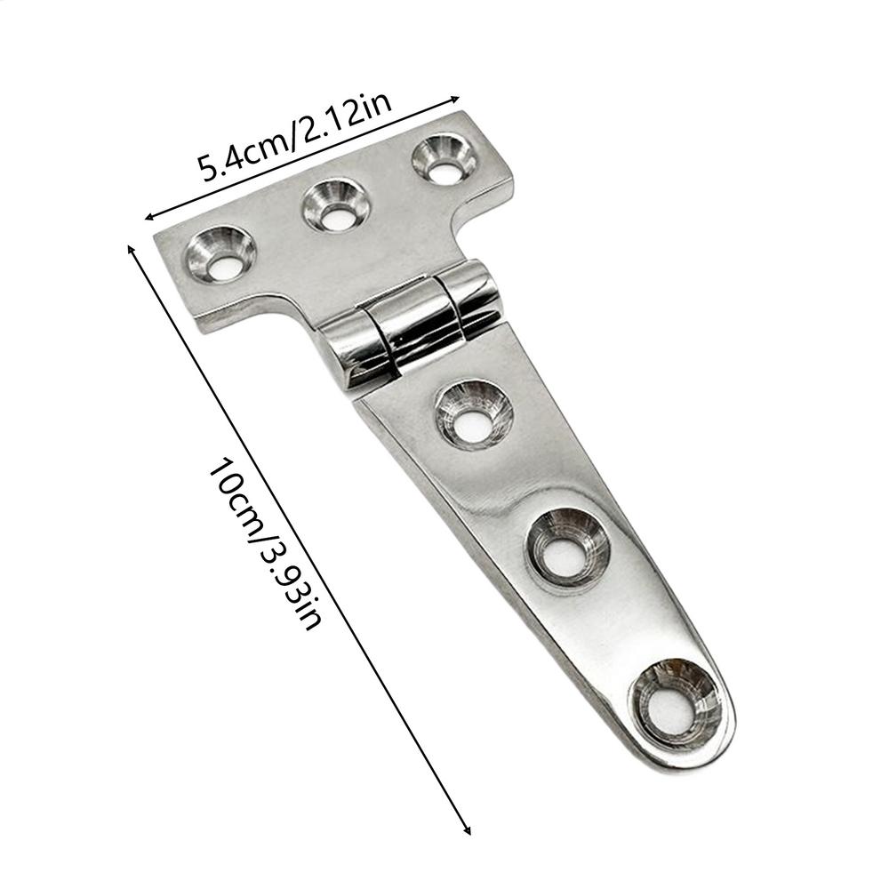 

Stainless Steel Door Hinges Heavy Duty T Type Hardware Thick Boat Barn Door Hinges for Hatch Yacht Kitchen Entry Furniture