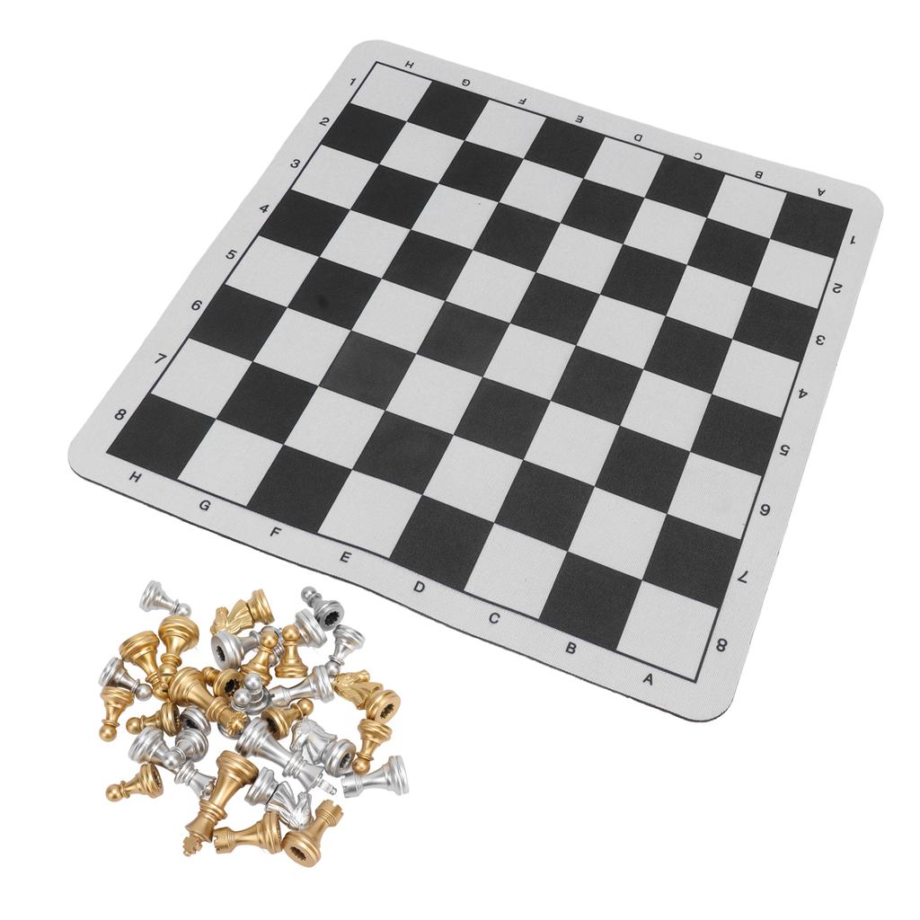 Chess Set Pieces Board Game Home Decor Kids Toy Chessboard Set Kit for Home Travel