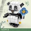 Creative Chinese Panda Building Blocks For Children Educational Animal cognition Construction Toys For Kids Birthday Gift DIY