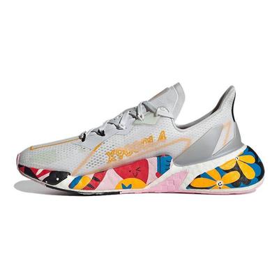 X9000L4 Scarpe da corsa da maratona alla moda, comode, antiscivolo, traspiranti, a taglio basso, sneaker da donna Bianco Argento FX8463