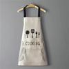 Hand Towel Apron Waterproof Stain Home Kitchen Cooking Waist Korean Creative Cute Bear Hanging Neck Towel Apron Oversleeve
