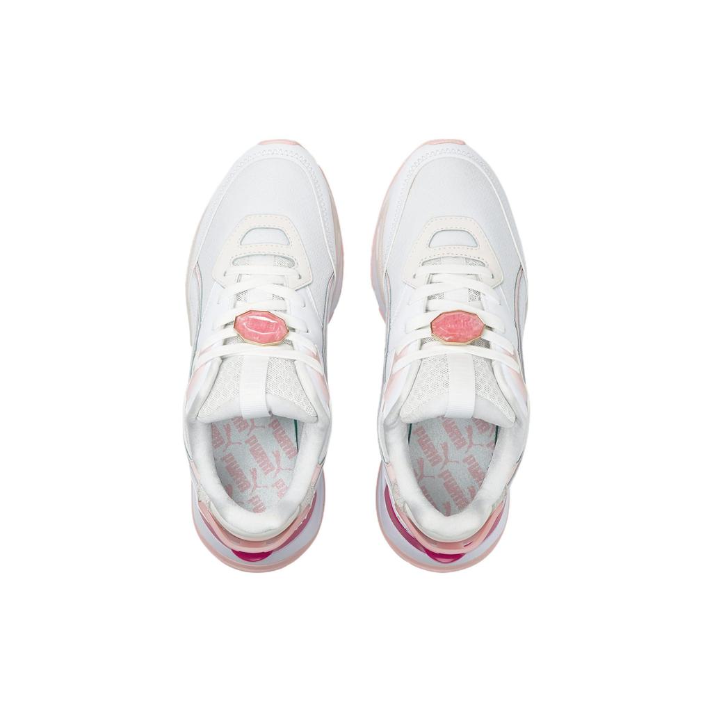 Puma Mirage Sport Crystal Low Top Lifestyle Sneakers Women sneakers White Pink 383321-01