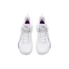 Anta Air Space 4 Stoff Sklisikker Slitesterk Lavsko Basketballsko Herre Sneaker Hvit Lilla 912531608SF-2