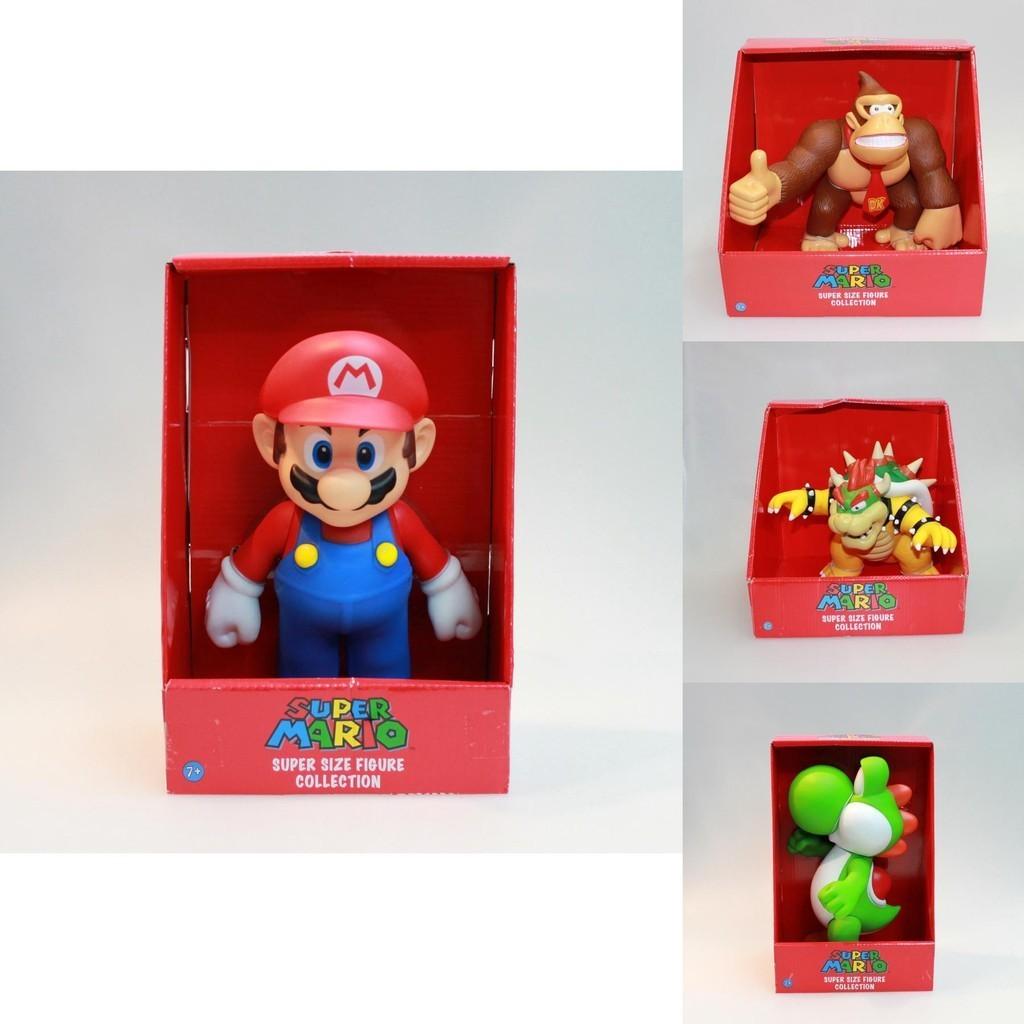 Wysokiej jakości figurki akcji Super Mario Bros 9-calowe z pudełkiem detalicznym