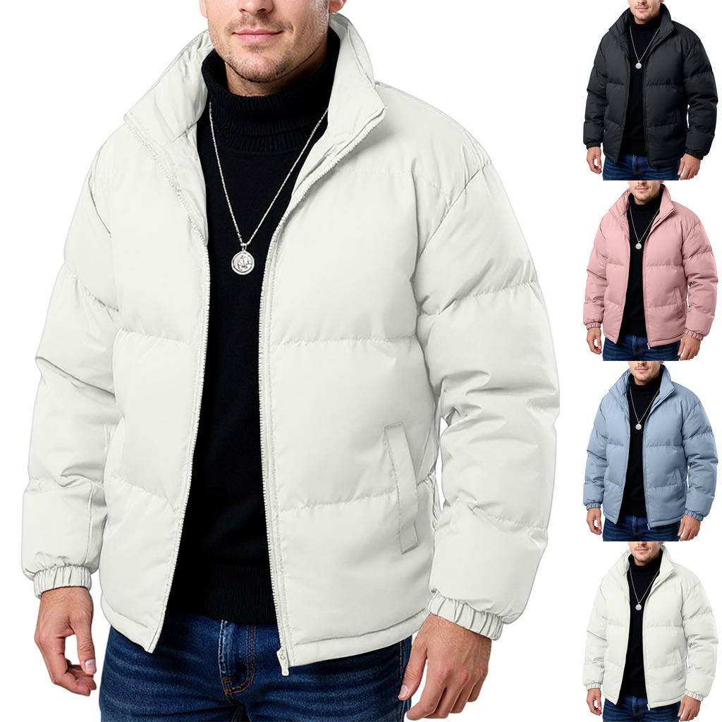 Zimní kabát Teplý Slim Fit Silný kabát Ležérní Bunda Svrchní oblečení Top Halenka