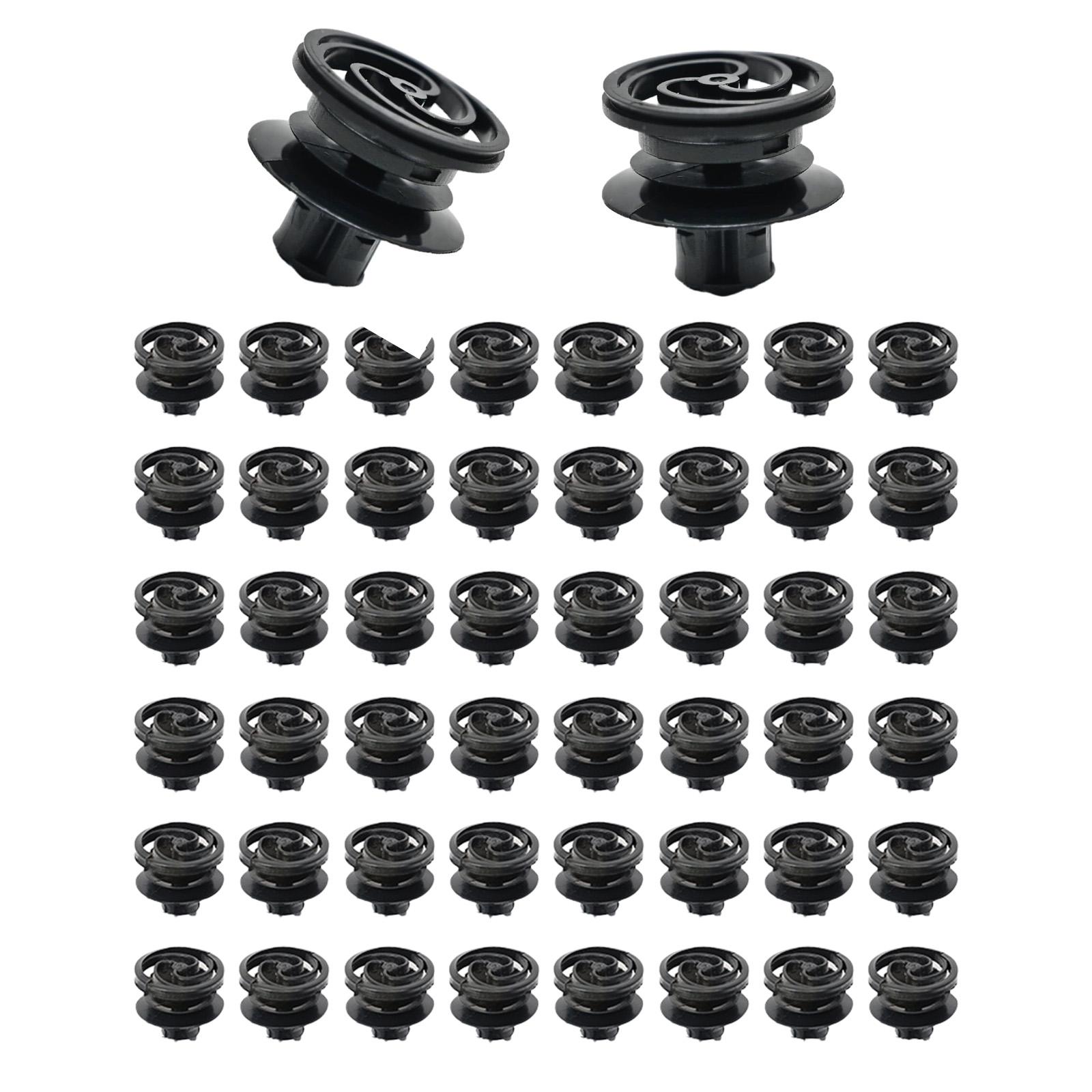 

50pcs Plastic Door Trim Fastener Clips Retainers Suitable For Long Lasting Interior Stability Easy Installation In Cars