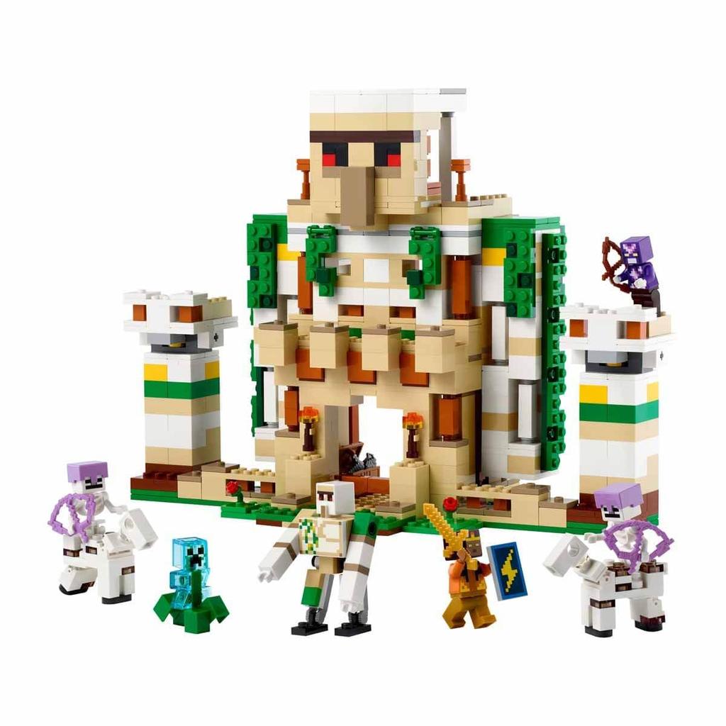 LEGO Minecraft Eisengolem Festung Spielzeug Spielzeug Geschenk Geburtstagsblock Weihnachten Jungen Mädchen Kinder 9 Jahre alt 10 Jahre alt 11 Jahre alt Grundschule