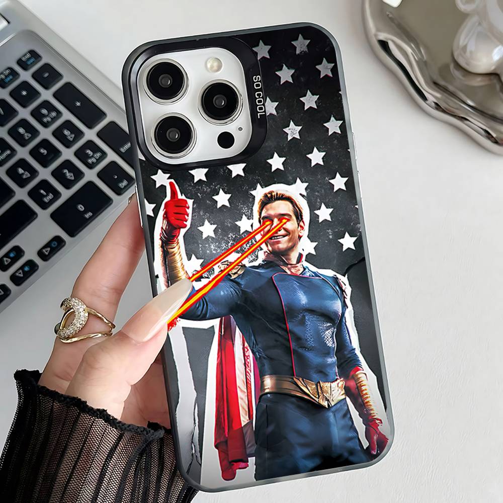 Homelander the B-boys Phone Case For iPhone 17,16,15,14,13,12,11,Pro,Max,Plus,E,Air,Mini Black Tpu IMD Cover