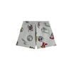 Kith Fall Classics 2024 Series Printed Liam Lace Letter Versatile Shorts Kids Shorts Gray KHK060305-002