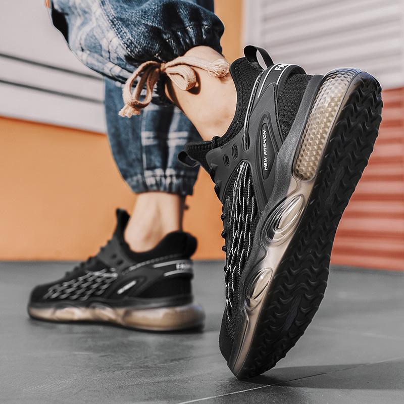 Men's Running Shoes Fashion Sports Comfortable Breathable Mesh Sneakers Lightweight Training Shoes