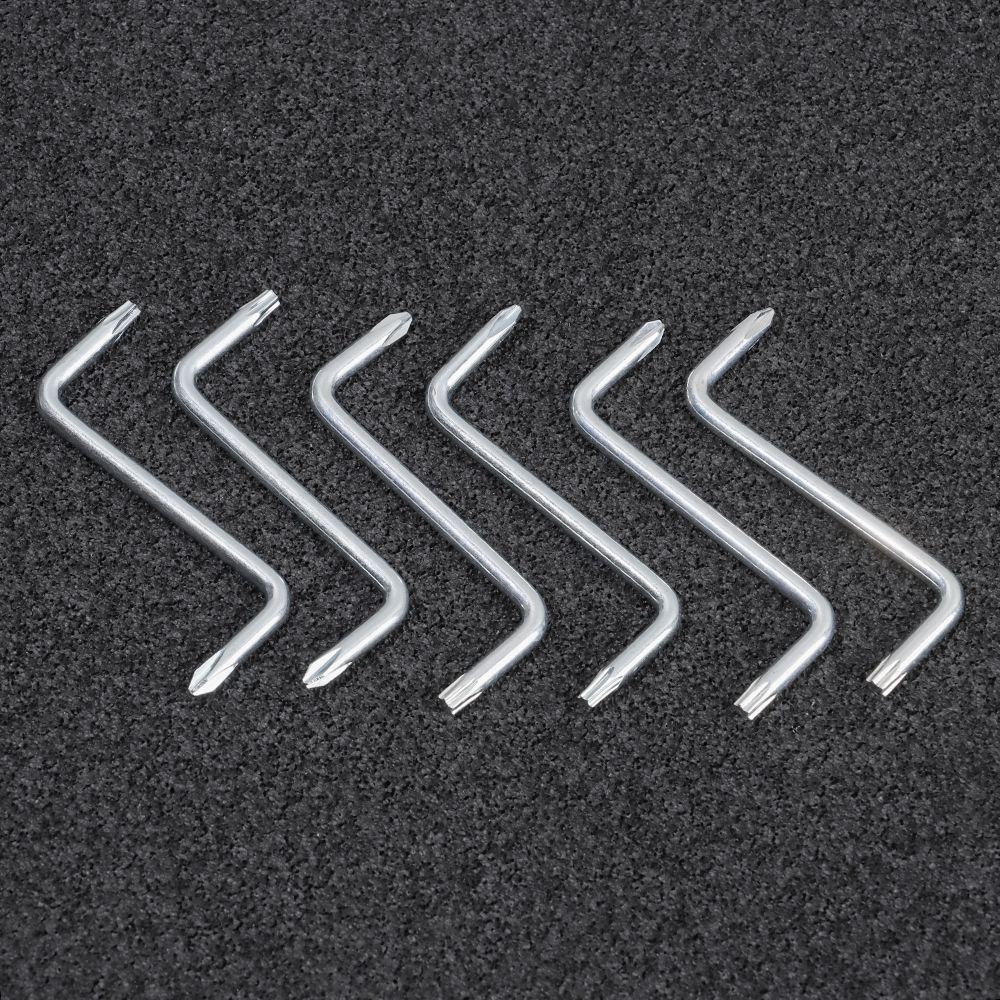 

S2 Инструмент для автомобильных крыльев с прорезями из легированной стали, прямоугольный изгиб локтя, 90 градусов, Z-образная отвертка, L-образная форма