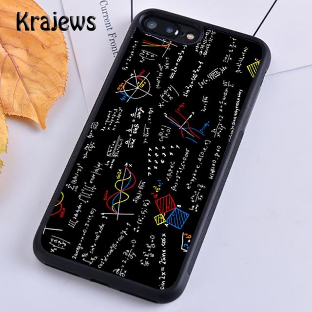 Krajews Science Math Physics Formulas Phone Case Cover For iPhone 17 Air 16 15 14 Plus 12 13 Pro Max Fundas