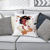 RRun Kingdom Burning Spice CCookie Pillow Cases for Bedroom Living Room Sofa Home Decor Polyester Cushion Cover with Zipper