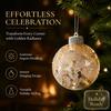 Plastic Ball Xmas Bauble Hollow Plastic Ball Pendant Christmas Decoration  Christmas Tree Decor