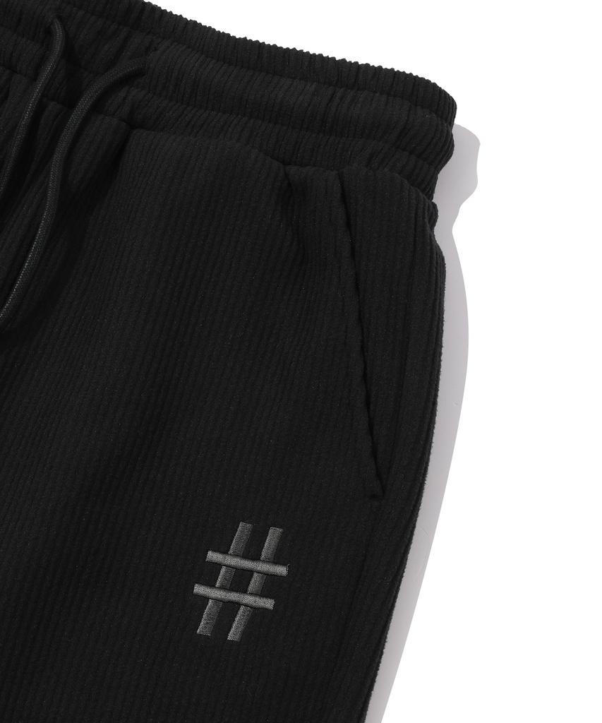 BEENTRILL Women'S Corduroy Fleece Sweatpants (Black)