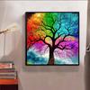 Neuankömmling 5D DIY Vollkreis Diamantmalerei "Bunter Baum" Stickerei Kreuzstich Heimdekor Geschenk