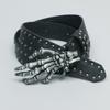 Punk Rivet Belts Casual Gothic Leather Belt Fashion Snap on Waist Belt  Unisex