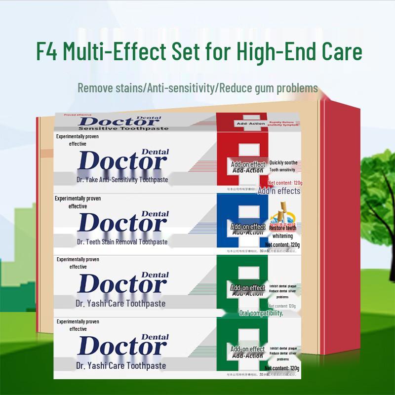 Dr. Ya Multi-Effect Fresh Breath Toothpaste 4-Pack
