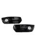 2PCS Front Bumper Grill Fog Light Lamp Covers 8R0807681A 8R0807682A Fit Q5 2009-2012