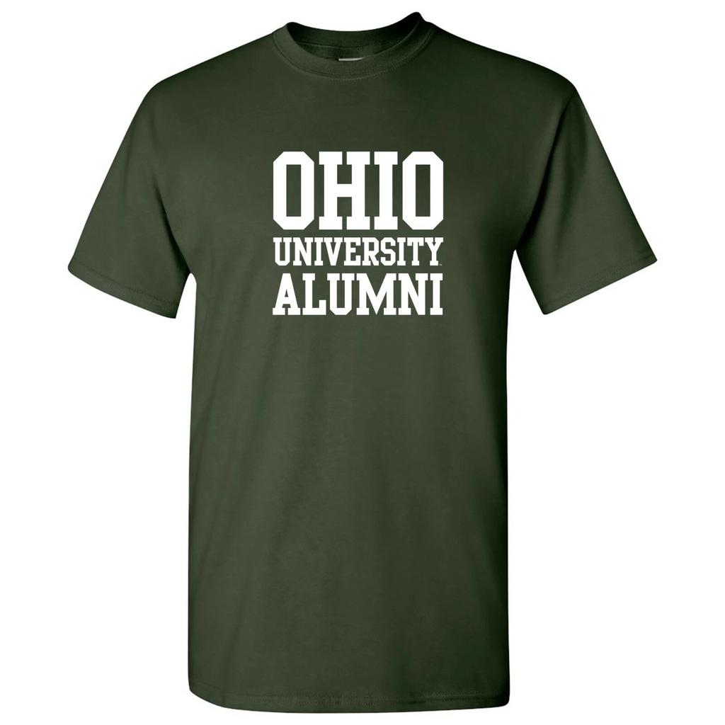 Ohio University Bobcats Basic Block Alumni Collegiate T Shirt - Forest