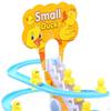 Climbing Stairs Toy Children Roller Coaster Set Educational Indoor Electric Duck